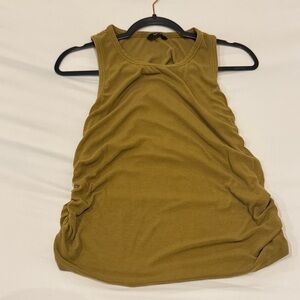 Mustard Yellow Sleeveless Tank Top